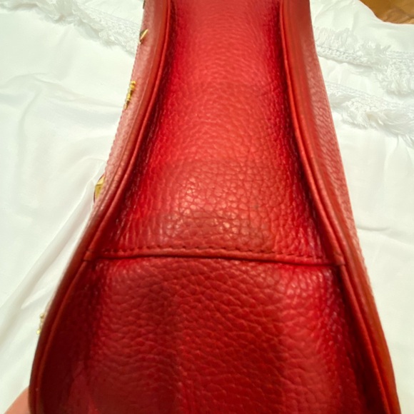 MCM Red Leather Handbag - Picture 6 of 10